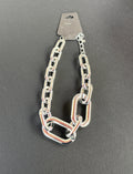 Bold Silver Oversized Link Chain Necklace