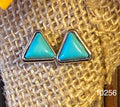 Turquoise Trail Stud Earrings
