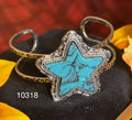 Turquoise Star Mesa Cuff Bracelet