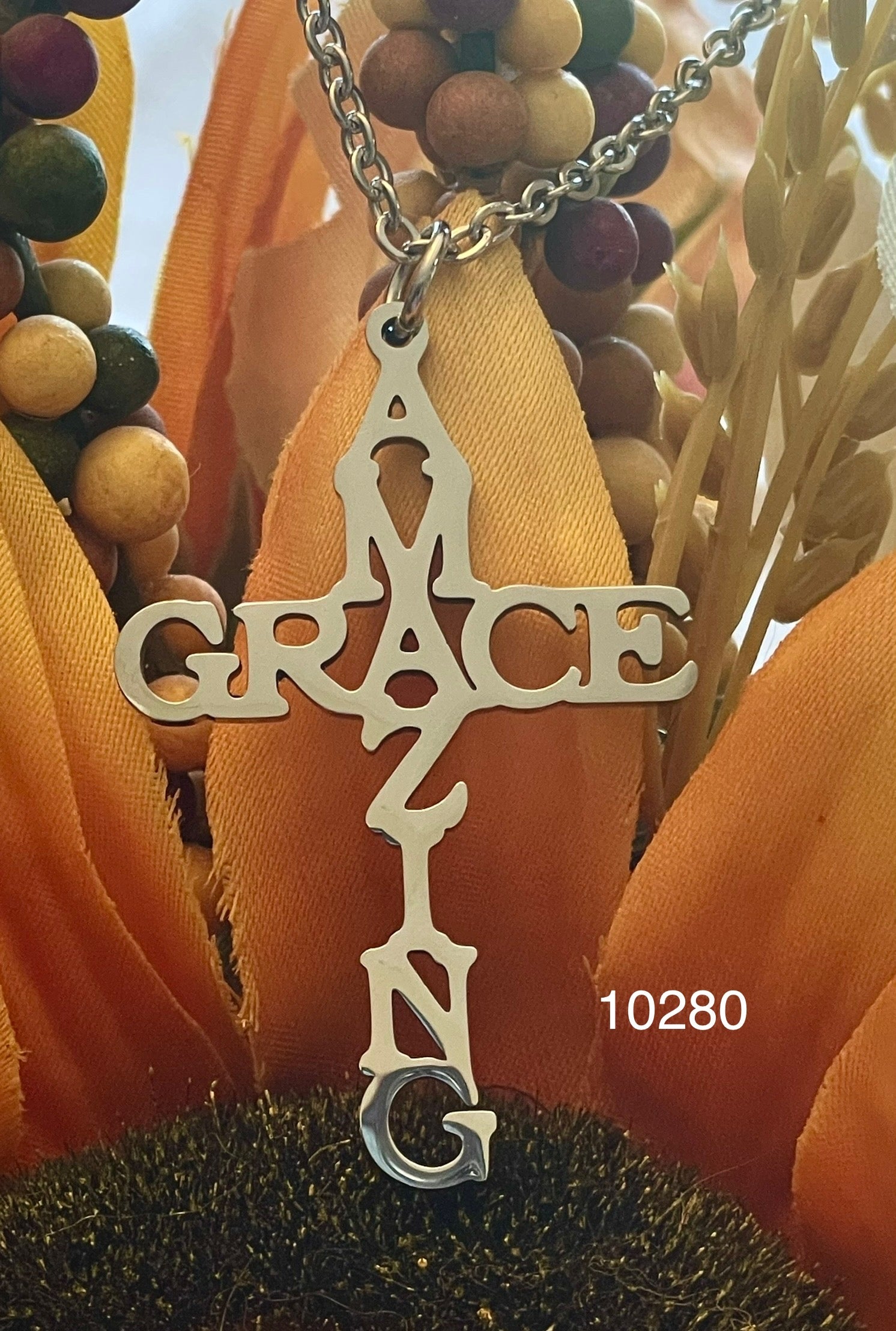 Amazing Grace Cross Necklace ✝️